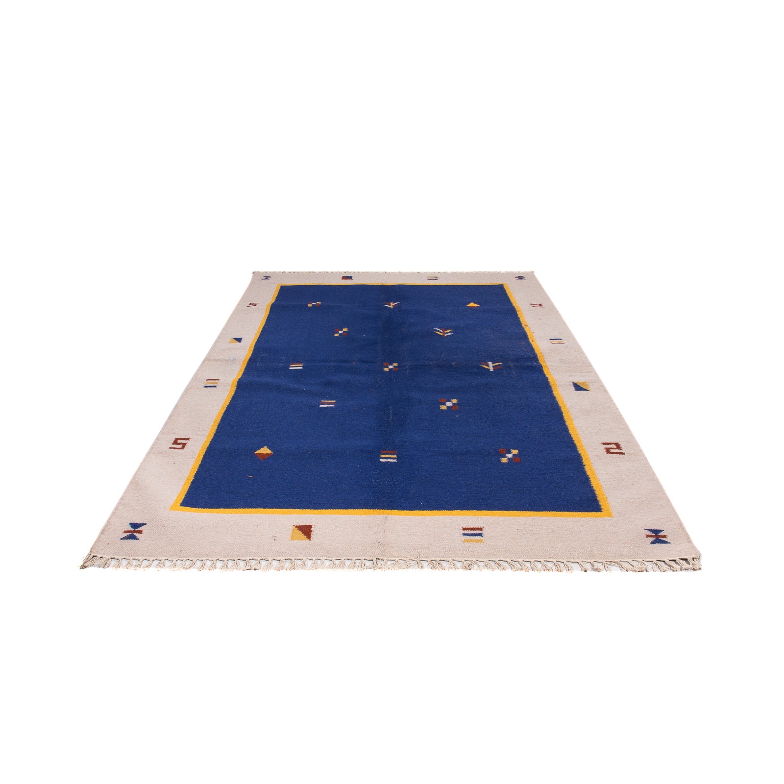 Alfombra Kelim - Tendencia - 240 x 170 cm - azul oscuro
