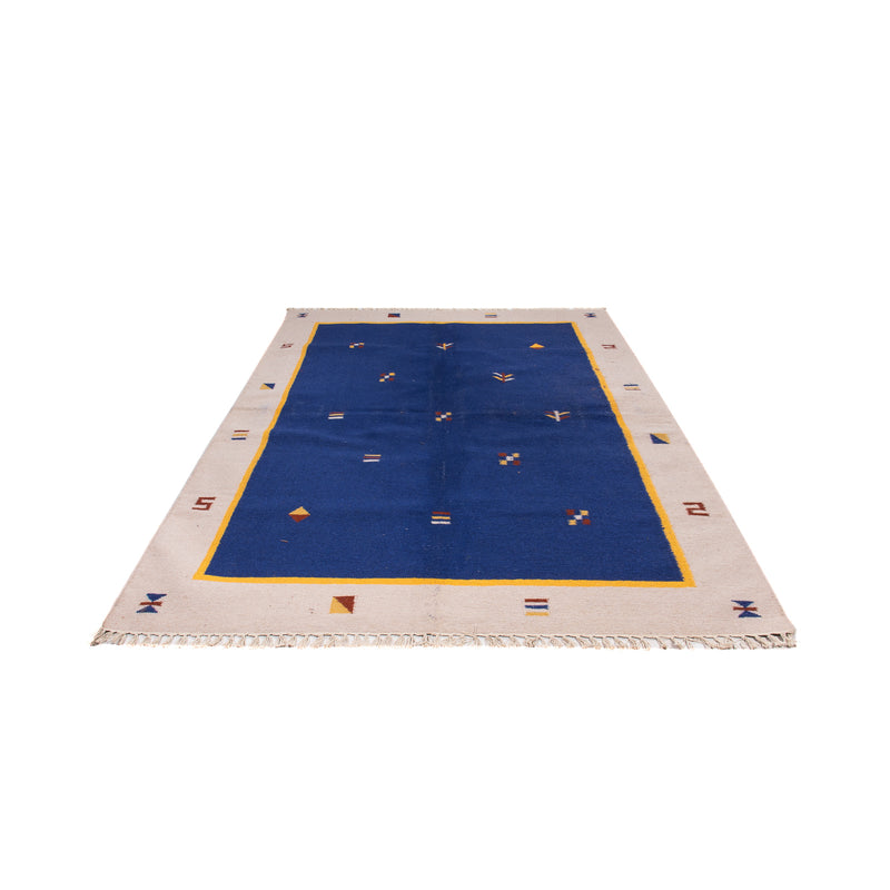 Alfombra Kelim - Tendencia - 240 x 170 cm - azul oscuro