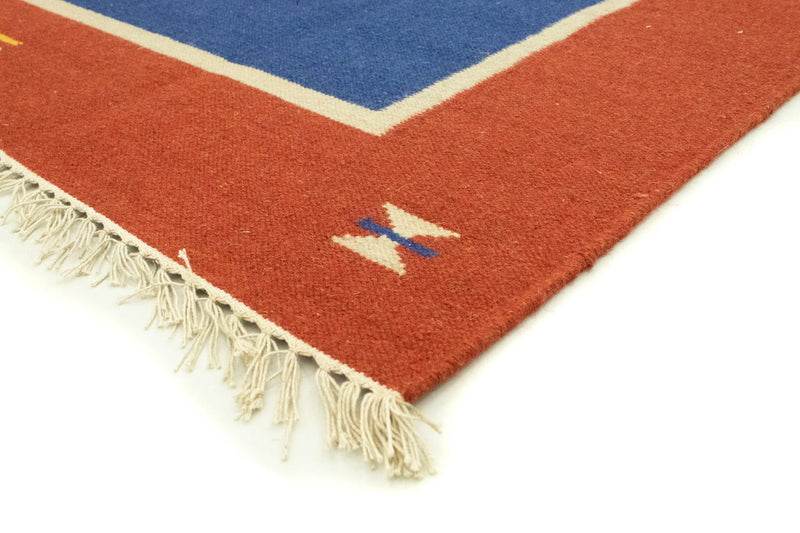 Alfombra Kelim - Tendencia - 300 x 200 cm - azul