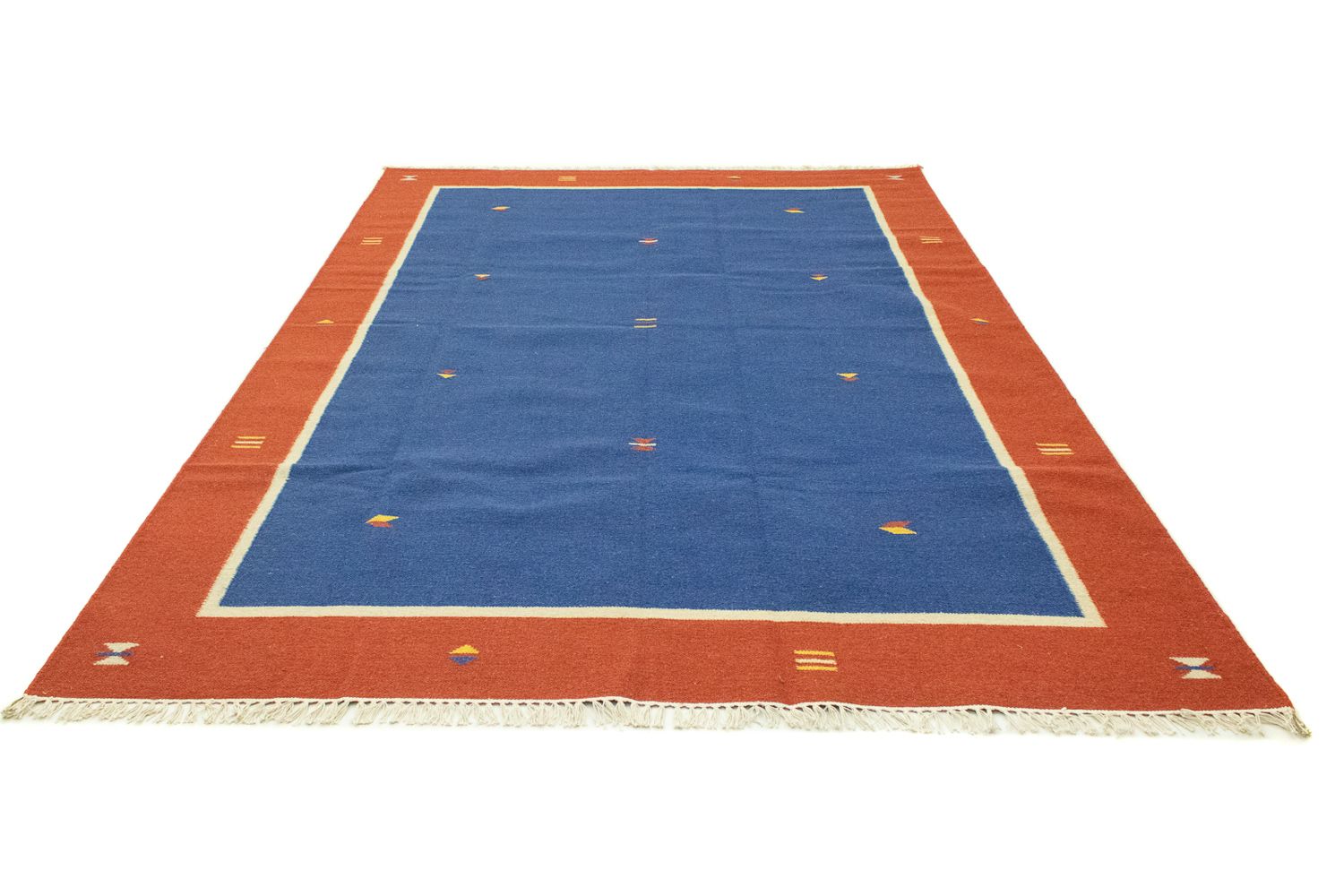Alfombra Kelim - Tendencia - 300 x 200 cm - azul