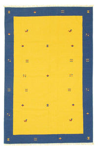 Alfombra Kelim - Tendencia - 300 x 200 cm - amarillo