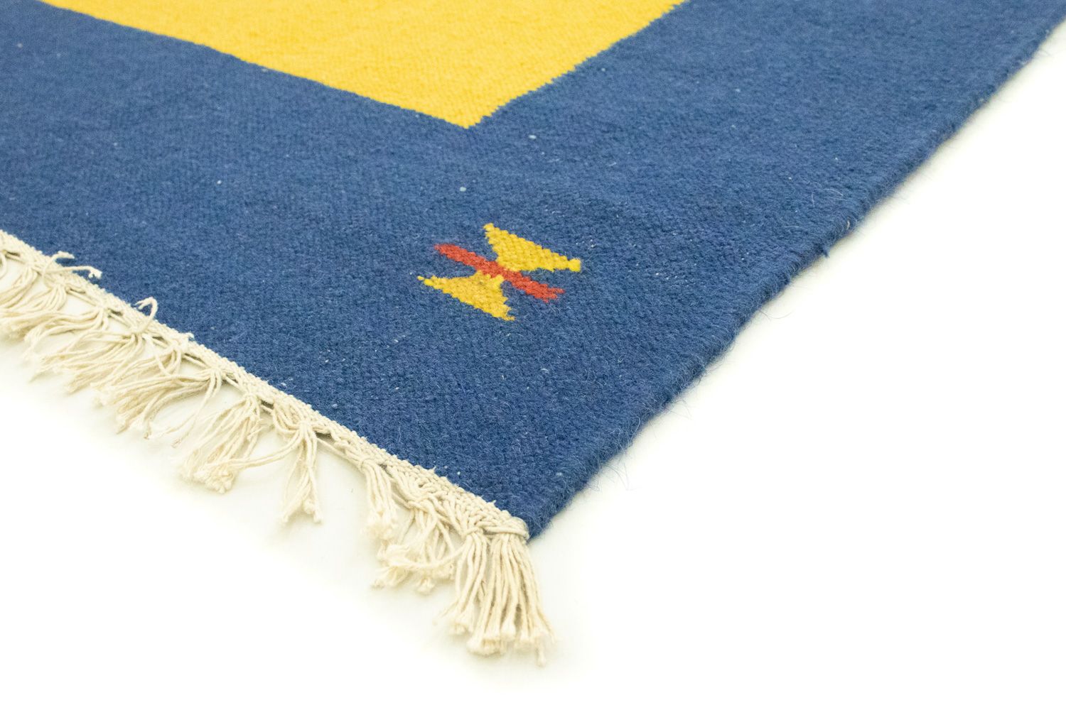 Alfombra Kelim - Tendencia - 300 x 200 cm - amarillo