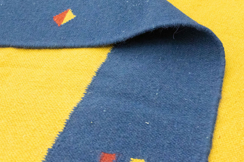 Alfombra Kelim - Tendencia - 300 x 200 cm - amarillo