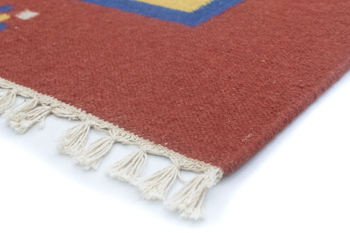 Alfombra Kelim - Tendencia - 200 x 140 cm - amarillo