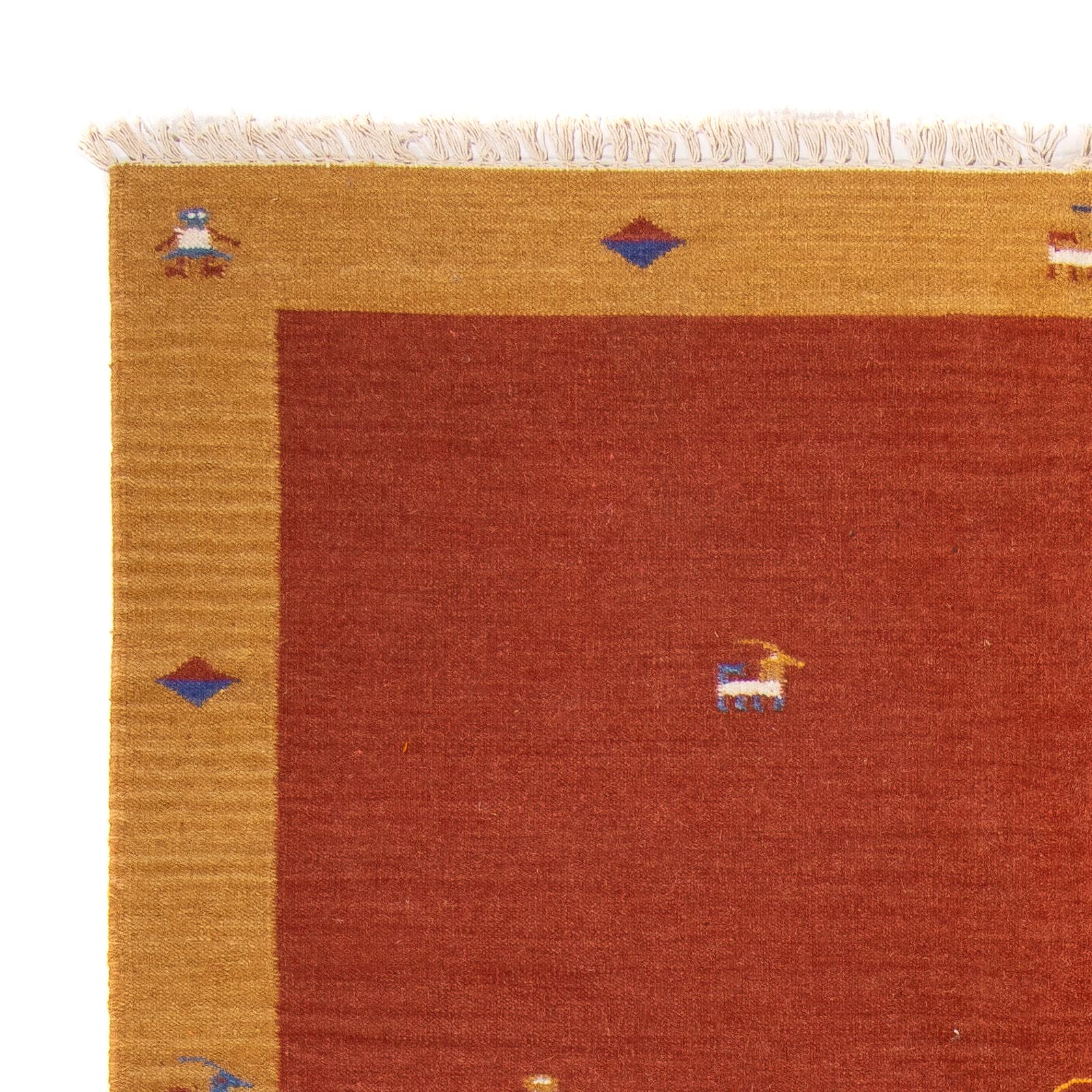 Alfombra Kelim - Tendencia - 240 x 170 cm - rojo oscuro