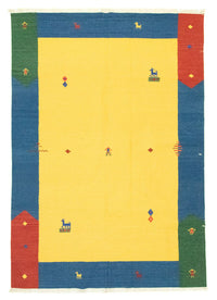 Alfombra Kelim - Tendencia - 300 x 200 cm - amarillo