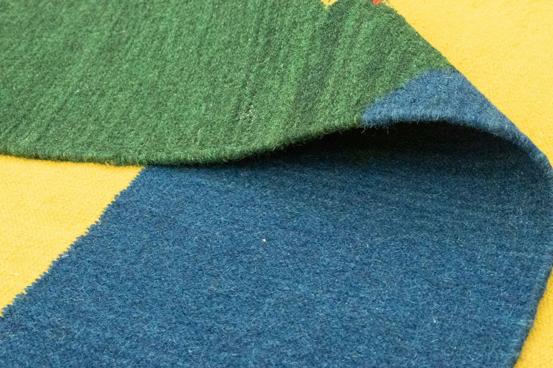 Alfombra Kelim - Tendencia - 300 x 200 cm - amarillo