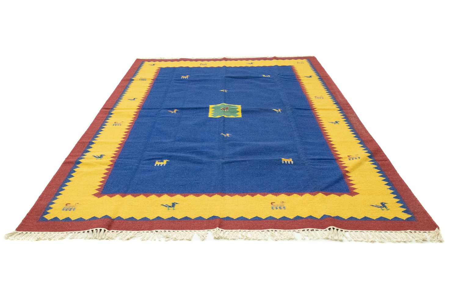 Alfombra Kelim - Tendencia - 300 x 200 cm - azul