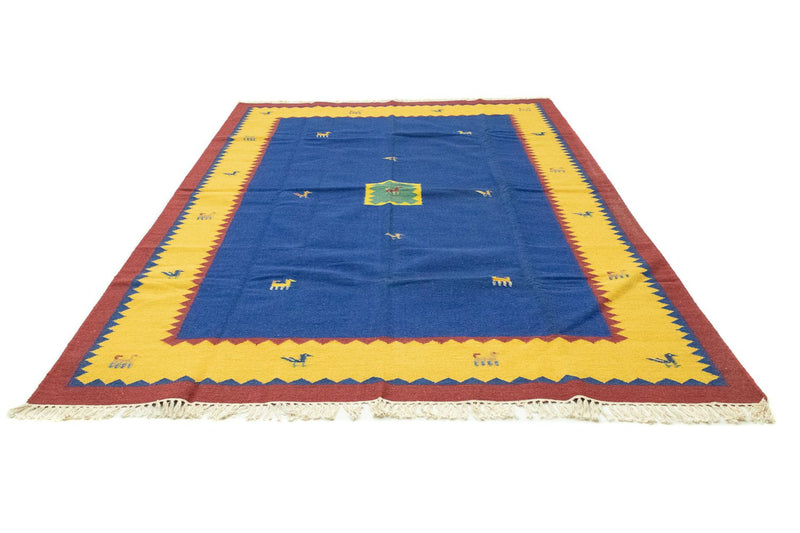 Alfombra Kelim - Tendencia - 300 x 200 cm - azul
