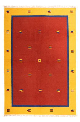 Alfombra Kelim - Tendencia - 240 x 170 cm - rojo oscuro