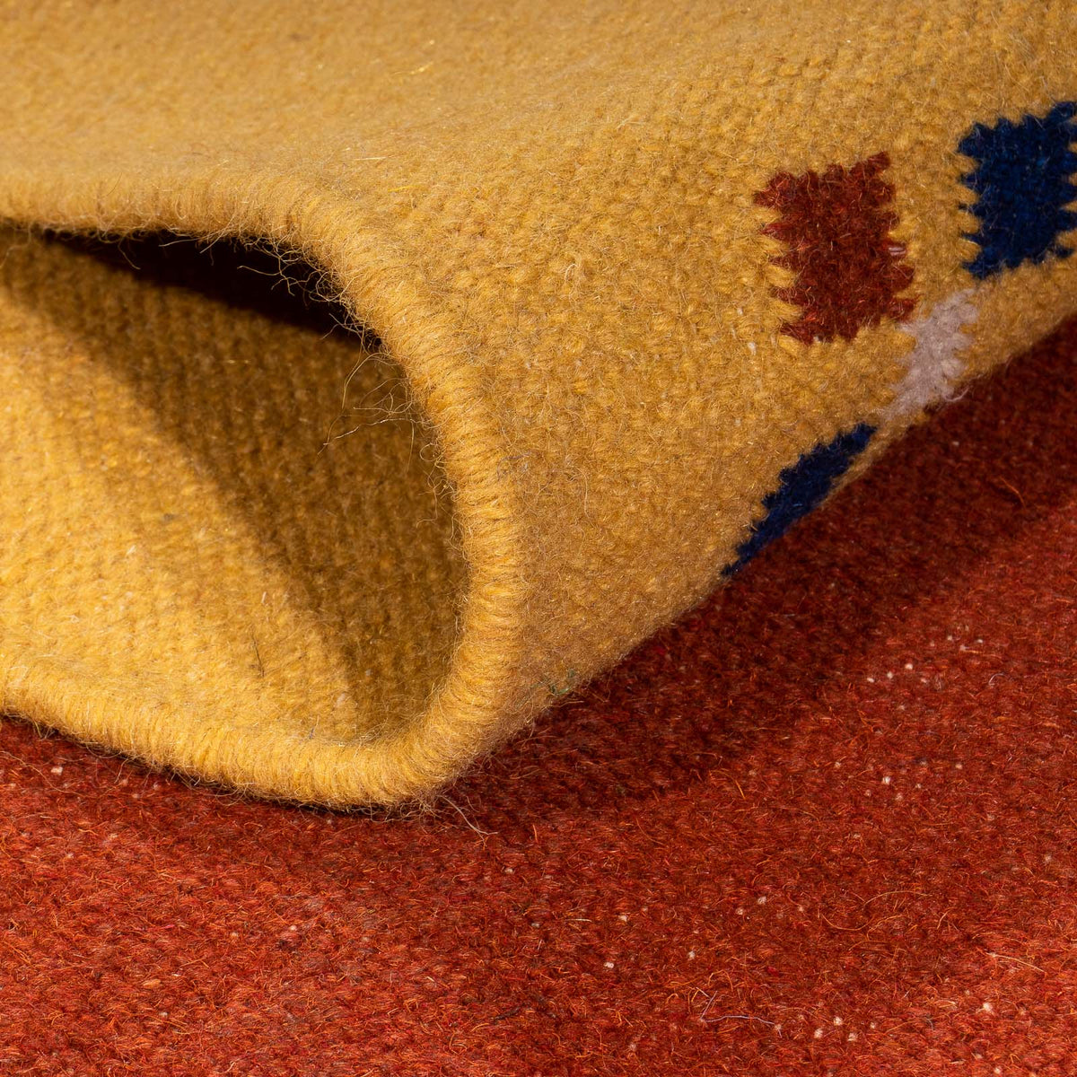 Alfombra Kelim - Tendencia - 240 x 170 cm - rojo oscuro