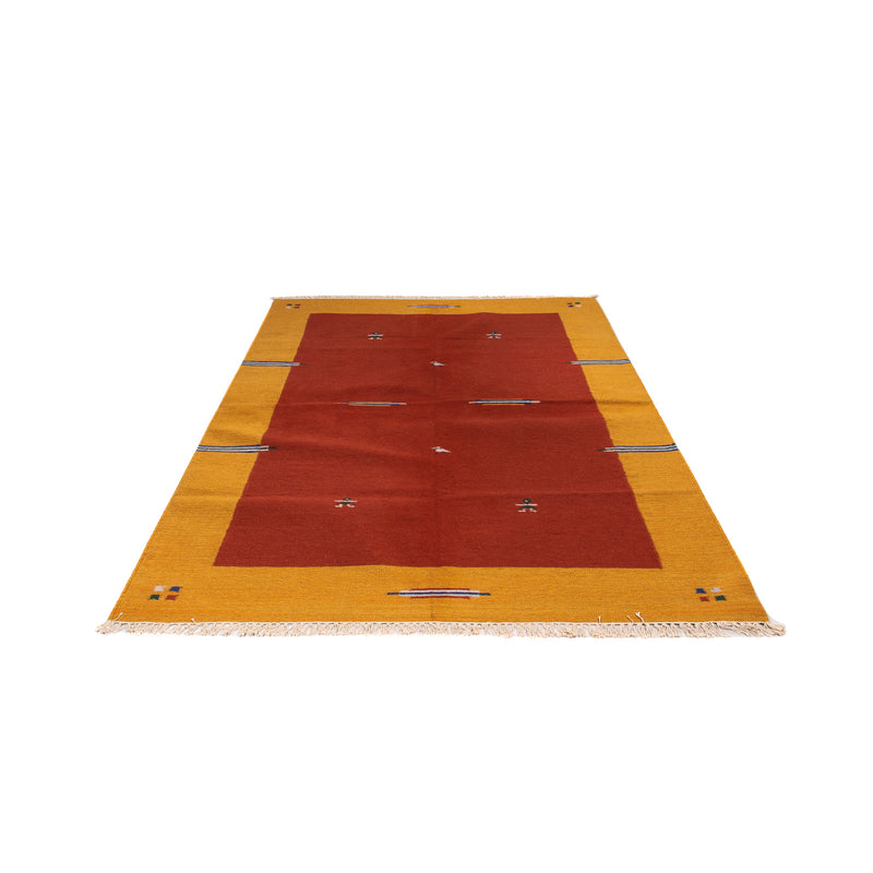 Alfombra Kelim - Tendencia - 240 x 170 cm - rojo oscuro
