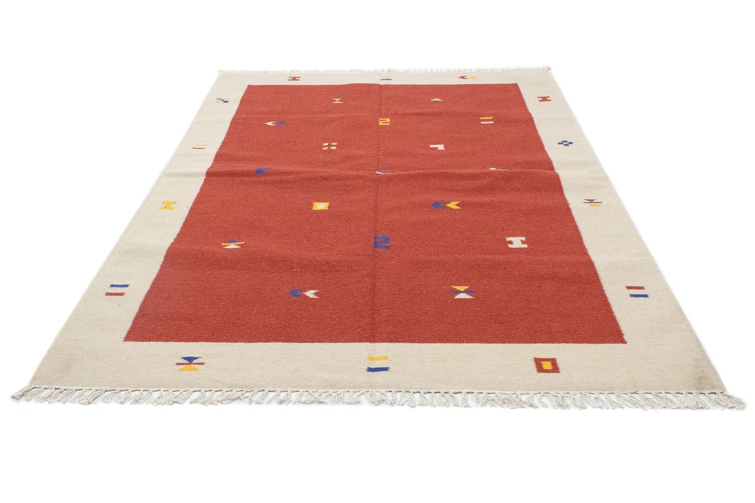 Alfombra Kelim - Tendencia - 240 x 170 cm - óxido