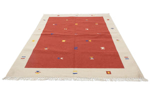 Alfombra Kelim - Tendencia - 240 x 170 cm - óxido