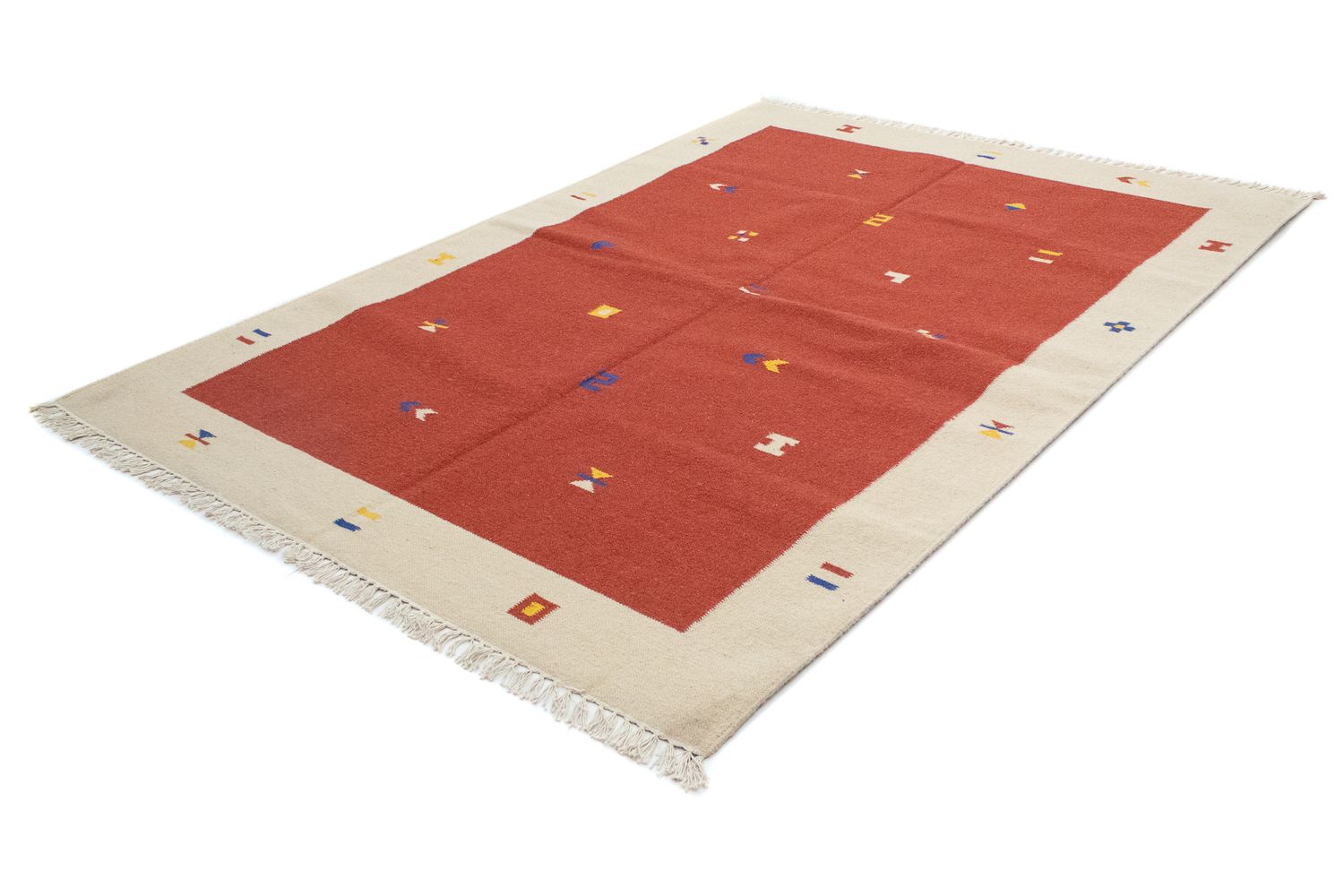 Alfombra Kelim - Tendencia - 240 x 170 cm - óxido