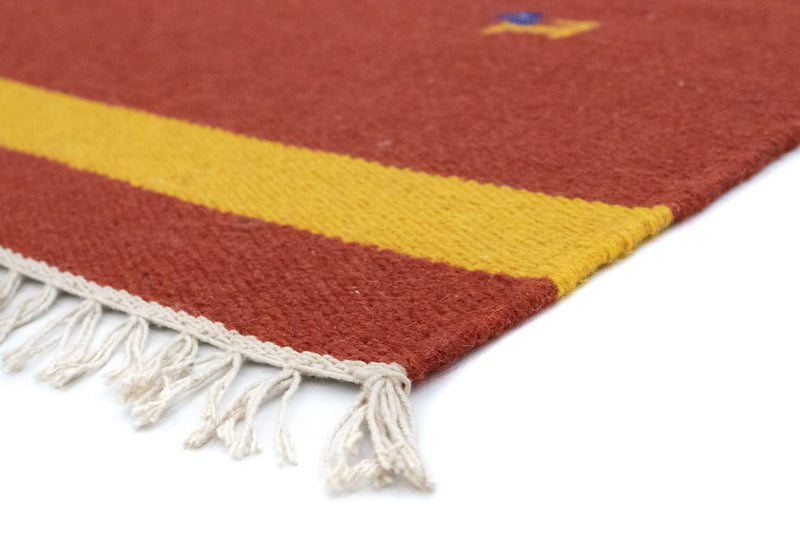 Alfombra Kelim - Tendencia - 180 x 120 cm - óxido