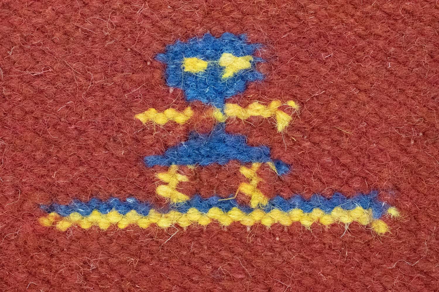 Alfombra Kelim - Tendencia - 200 x 140 cm - rojo