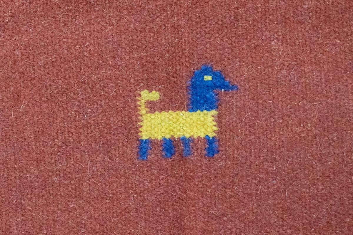 Alfombra Kelim - Tendencia - 200 x 140 cm - rojo