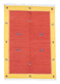 Alfombra Kelim - Tendencia - 200 x 140 cm - rojo