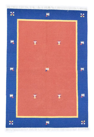 Alfombra Kelim - Tendencia - 200 x 140 cm - naranja