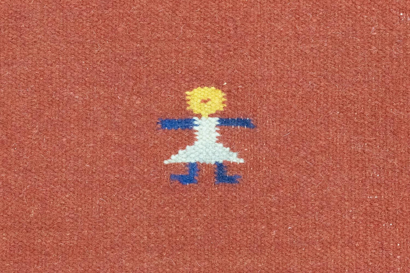 Alfombra Kelim - Tendencia - 200 x 140 cm - naranja