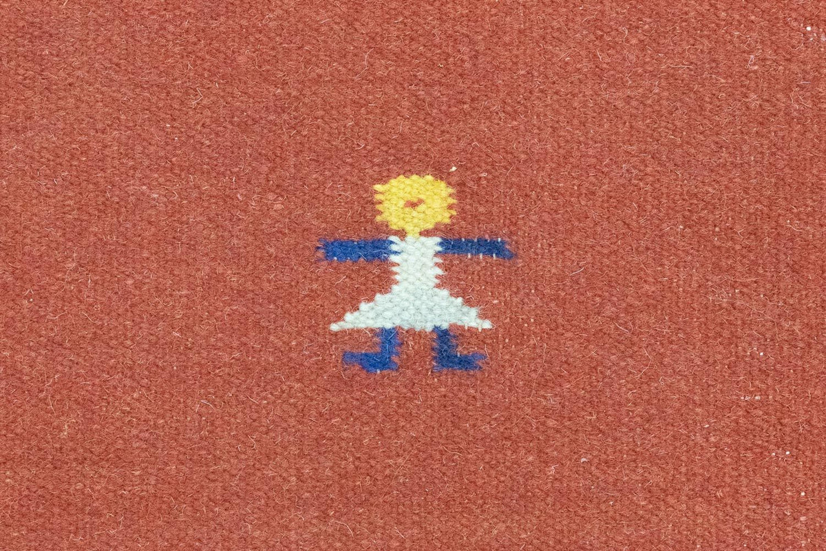 Alfombra Kelim - Tendencia - 200 x 140 cm - naranja