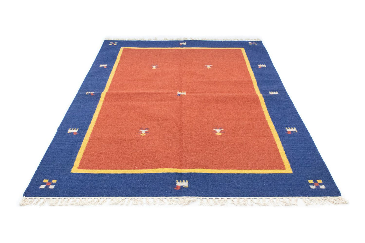 Alfombra Kelim - Tendencia - 200 x 140 cm - naranja