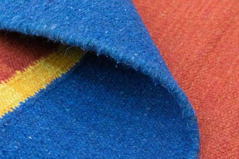 Alfombra Kelim - Tendencia - 200 x 140 cm - naranja