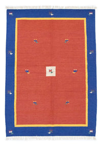 Alfombra Kelim - Tendencia - 200 x 140 cm - naranja