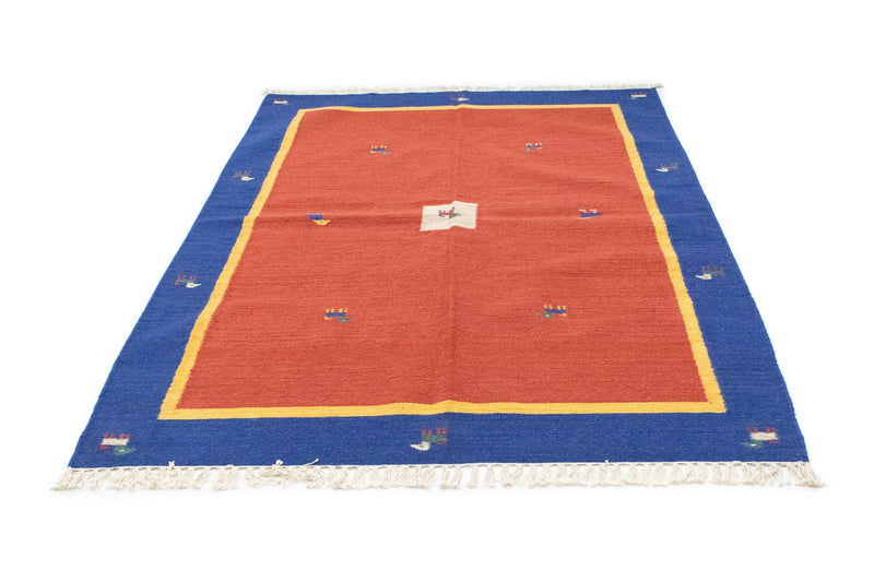 Alfombra Kelim - Tendencia - 200 x 140 cm - naranja