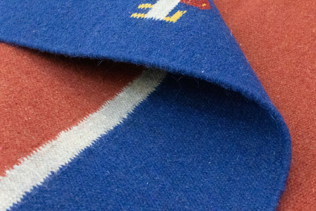 Alfombra Kelim - Tendencia - 200 x 140 cm - rojo