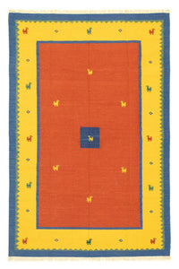 Alfombra Kelim - Tendencia - 300 x 200 cm - naranja