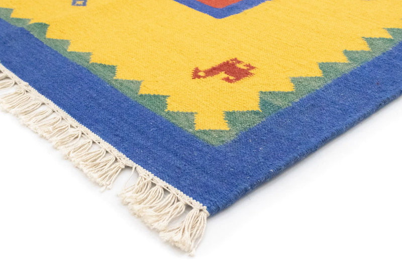 Alfombra Kelim - Tendencia - 300 x 200 cm - naranja