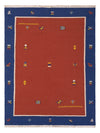 Kilim moderno Alfombra - Alfombra de lana - Rectángulo / Óxido / 170 x 240 cm Rectángulo