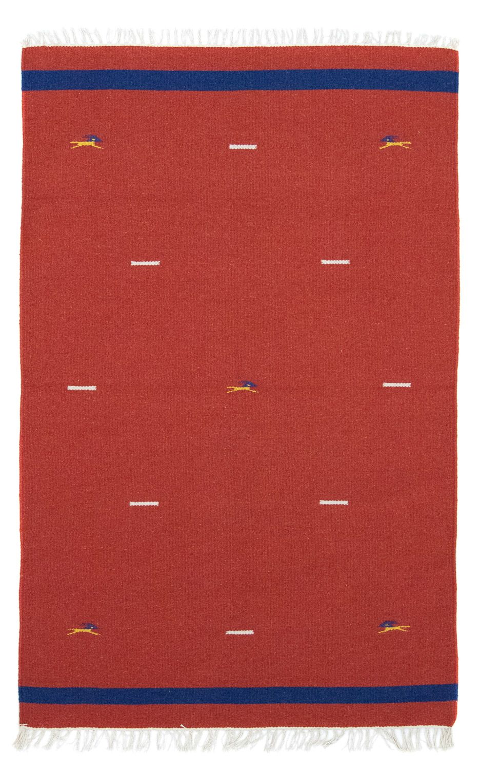 Alfombra Kelim - Tendencia - 180 x 120 cm - rojo