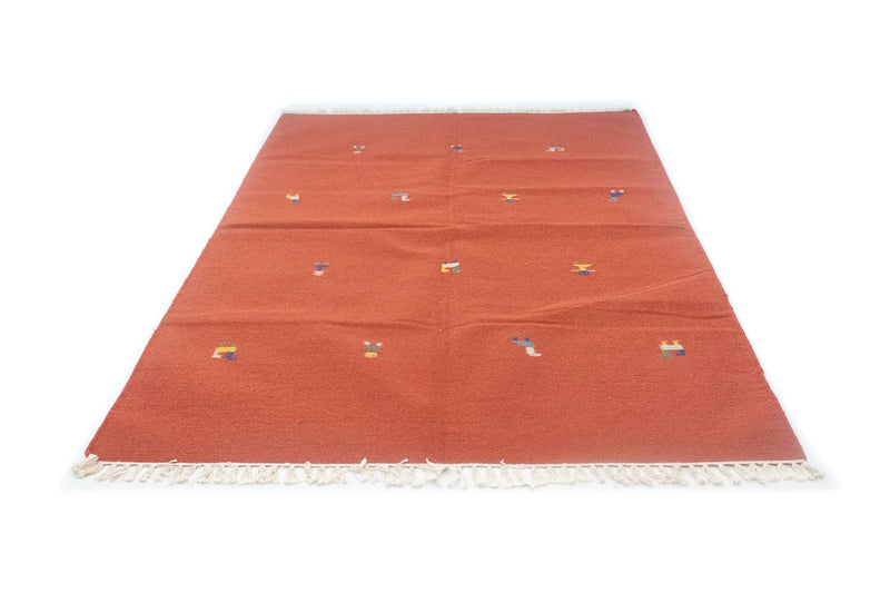 Alfombra Kelim - Tendencia - 200 x 140 cm - naranja