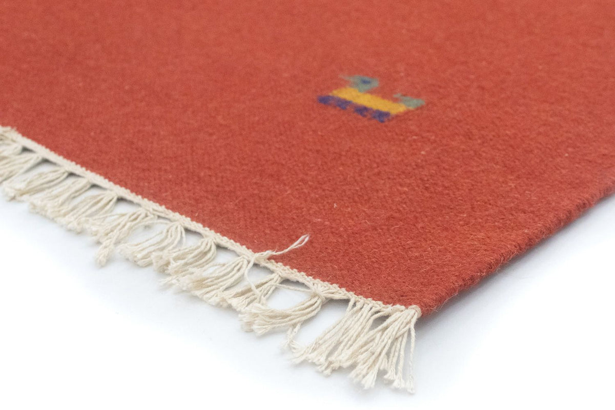 Alfombra Kelim - Tendencia - 200 x 140 cm - naranja