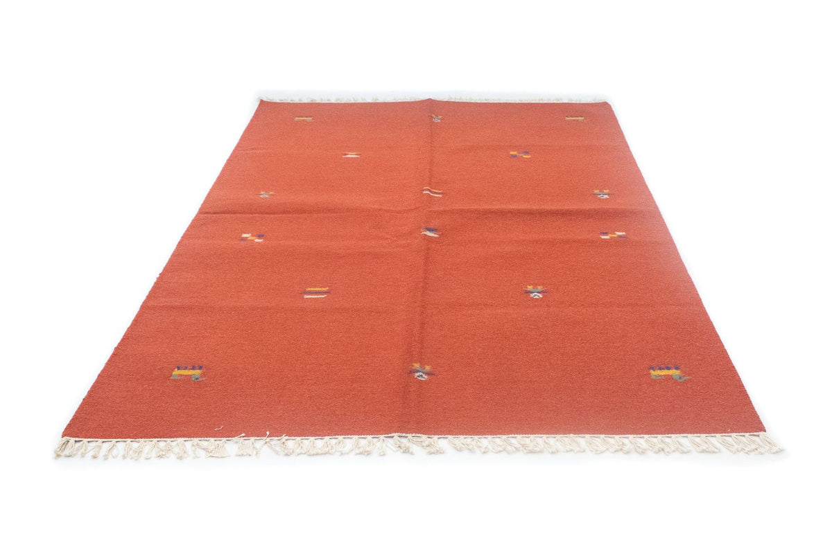 Alfombra Kelim - Tendencia - 200 x 140 cm - naranja