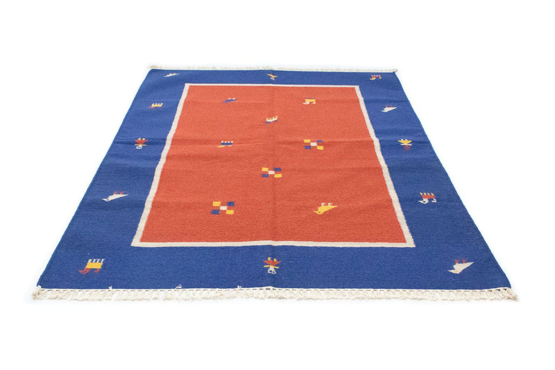 Alfombra Kelim - Tendencia - 200 x 140 cm - naranja