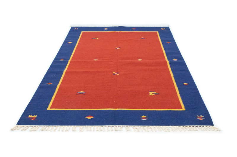 Alfombra Kelim - Tendencia - 200 x 140 cm - rojo