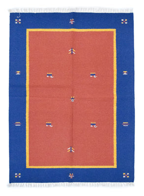 Alfombra Kelim - Tendencia - 200 x 140 cm - rojo