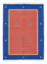 Alfombra Kelim - Tendencia - 200 x 140 cm - rojo