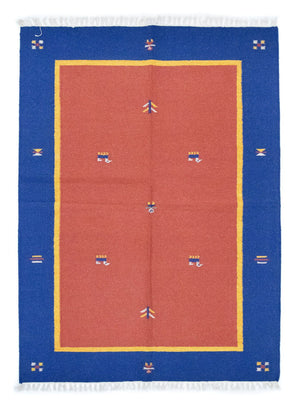 Alfombra Kelim - Tendencia - 200 x 140 cm - rojo