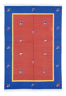 Alfombra Kelim - Tendencia - 200 x 140 cm - rojo