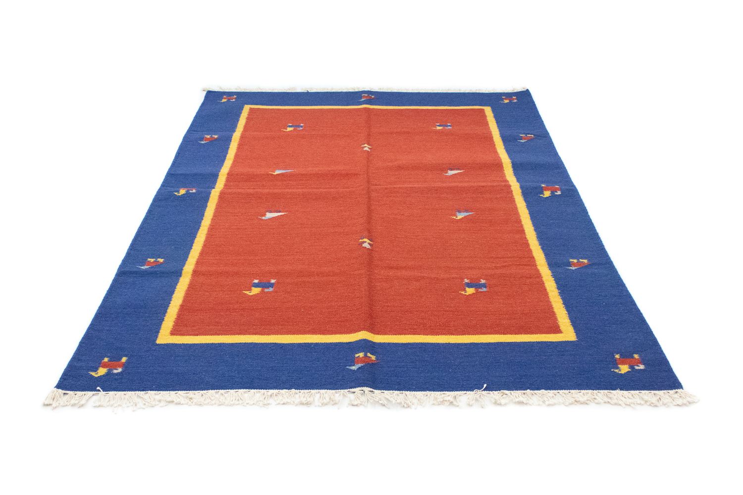 Alfombra Kelim - Tendencia - 200 x 140 cm - rojo
