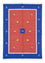Alfombra Kelim - Tendencia - 200 x 140 cm - rojo