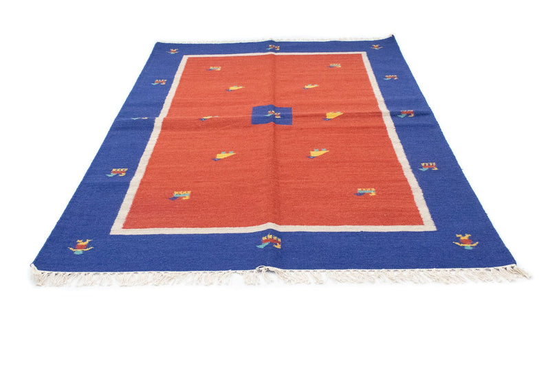 Alfombra Kelim - Tendencia - 200 x 140 cm - rojo