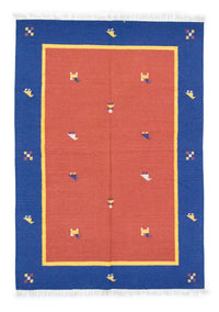 Alfombra Kelim - Tendencia - 200 x 140 cm - naranja