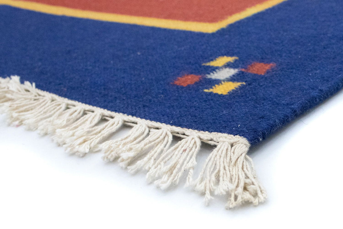 Kilim moderno Alfombra 140x200cm - Alfombra de lana