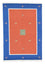 Alfombra Kelim - Tendencia - 200 x 140 cm - naranja